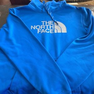 North face blue hoodie